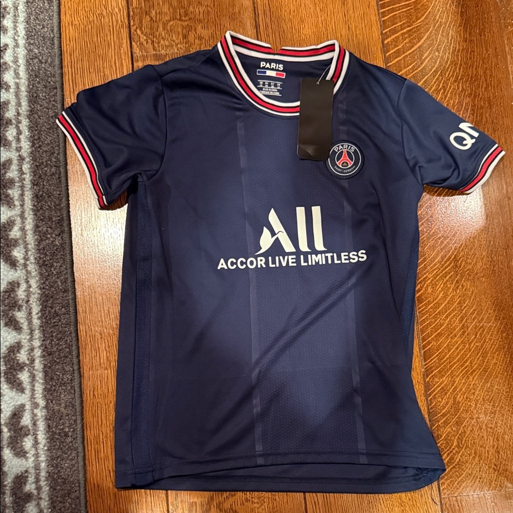 Messi boys Blue Soccer Jersey size 28
